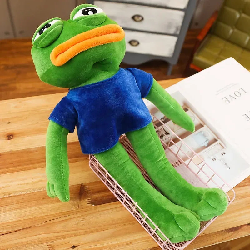 Pepe the Frog Plush – Oversized Meme Soft Toy for Internet Lovers