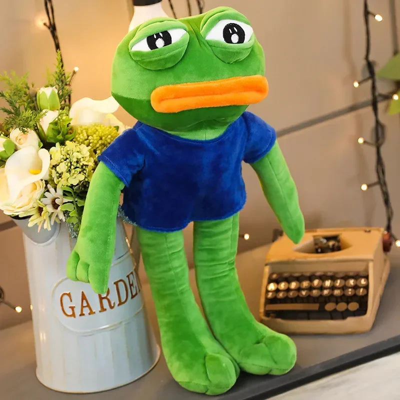 Pepe the Frog Plush – Oversized Meme Soft Toy for Internet Lovers