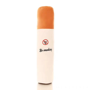 Puff No More – Oversized Plush Cigarette Pillow with Anti-Smoking Design