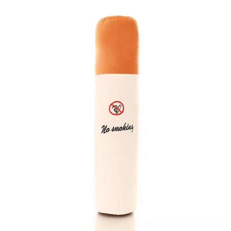 Puff No More – Oversized Plush Cigarette Pillow with Anti-Smoking Design