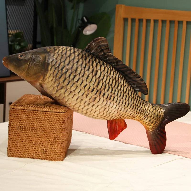 Sir Carpington – Jumbo Carp Plush Toy for Couch Kings