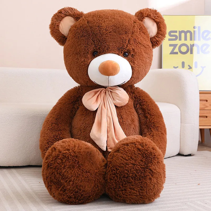 Charlie the Bear – Jumbo Brown Plush Teddy Bear with Bow